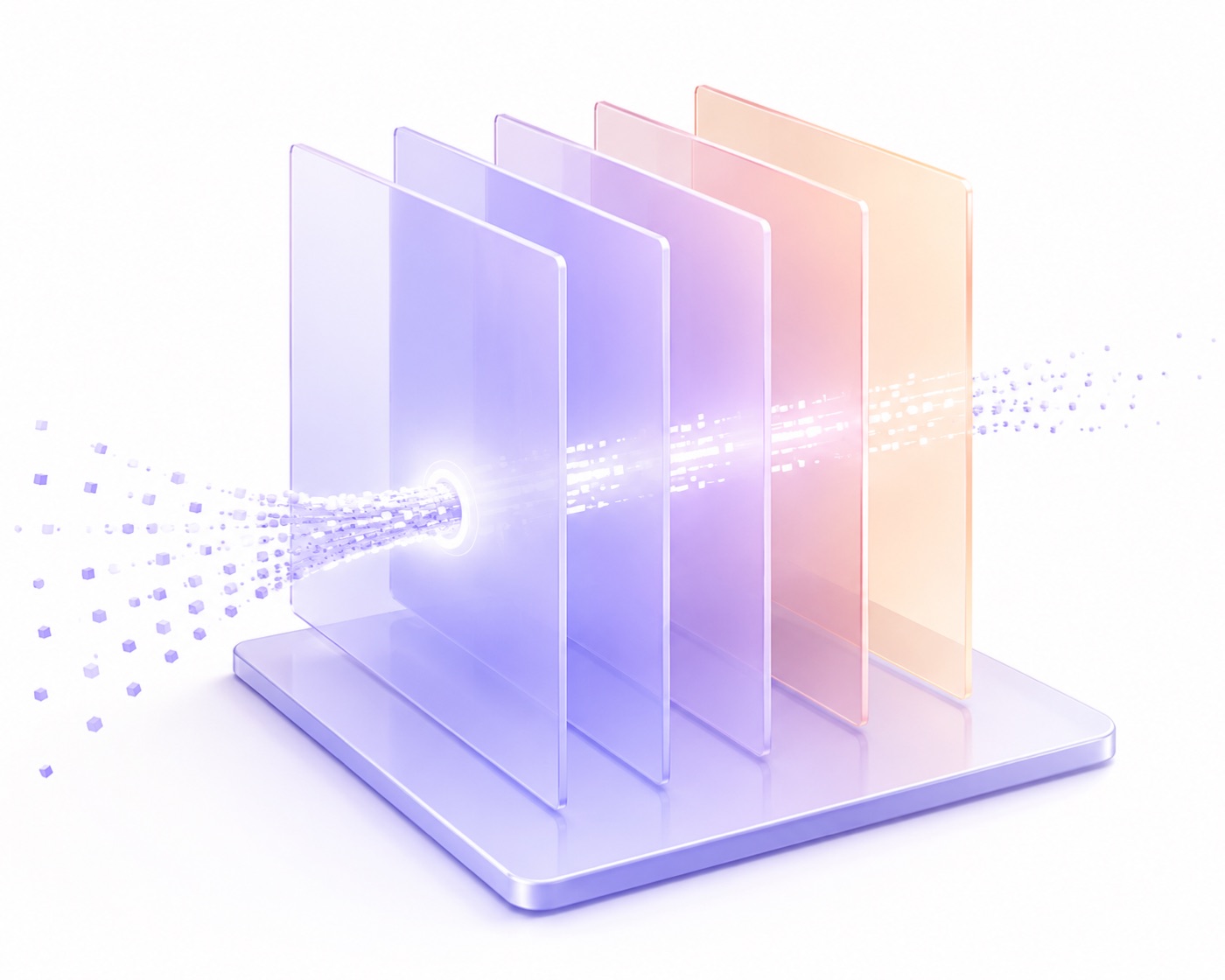 Data streaming into layered company memory